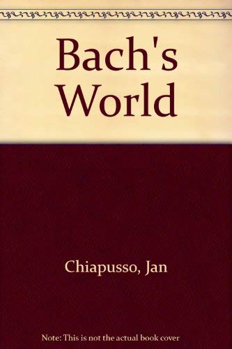 Bach's World 0313221391 Book Cover
