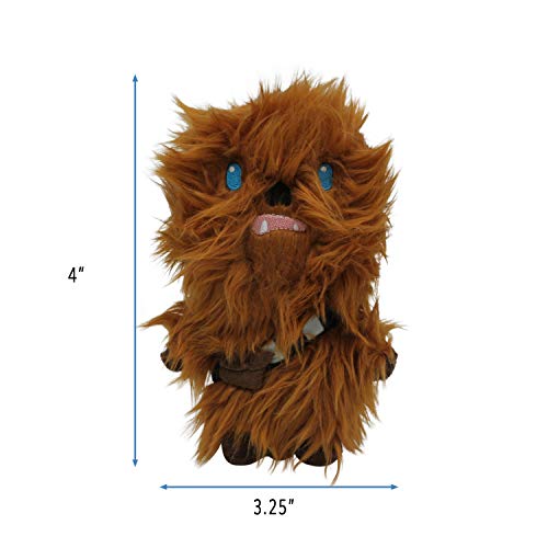 Star Wars For Pets Plush Chewbacca Figure Dog Toy | Soft Star Wars Squeaky Dog Toy | Medium | Adorable Toys For All Dogs, Official Dog Toy Product Of Star Wars For Pets #TOP2