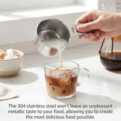 Vaso medidor 2/3 cup 160 ml acero inoxidable miniatura 4