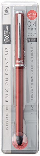 PILOT Ballpoint Pen, Frixion Point Biz, Metallic Red (LF-2SP4-MR)