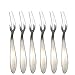 Produktbild GRÄWE 6 Stück Schneckengabel/Cocktailgabel aus Edelstahl 18/10