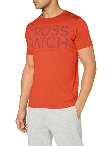 Crosshatch BINGLEYBRITE T-Shirt, Rosso, S Uomo