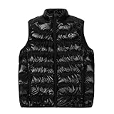 YTR6TW Men Winter Down Vest Men Hiking Climbing Skiing Sleeveless Jacket Men Down Waistcoat