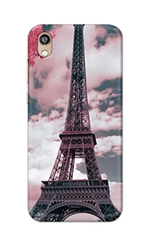 Image of Lovers Famous Place Eiffel Tower in Paris Hard Back Case Cover for Honor 8S / Huawei Y5 (2019), AMN-LX9, AMN-LX1, AMN-LX2, AMN-LX3 Back Cover -(J5) VNS2227
