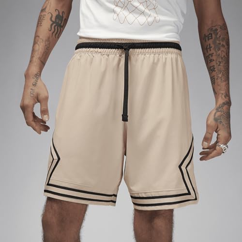 Jordan Dri-FIT Sport Men's Woven Diamond Shorts (Black/White/Dark Shadow/White, FB7580-010)2