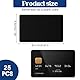 Classicseali 25 Stück NFC Karten,Metall Visitenkarten,NFC-Karte Metall,Plastikkarten Schwarz mit Allen NFC Unterstützten Geräten für Büro,Office,Geschäft,Firmengründung,Shop,Wasserfestes Aluminium