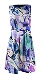 Vince Camuto Women's Sleveless Fit and Flare Dress with Release Pleats