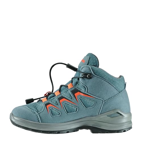 LOWA Stiefel dreiviertel INNOX EVO GTX QC JR dunkelpetrol/flame,...