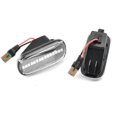 Clignotant dynamique LED blanc pack de 4 feux de signalisation