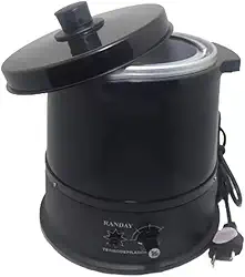 Termocera Profissional 1 Kg para derreter Cera ou Aquecer Pedras - Preta