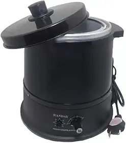 Termocera Profissional 1 Kg para derreter Cera ou Aquecer Pedras - Preta