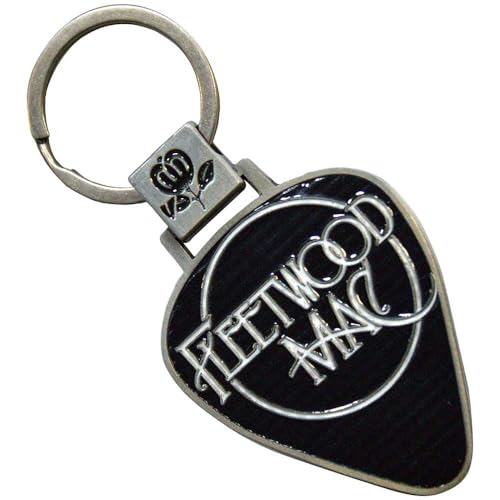 Porte-clés Fleetwood Mac Classic Logo plectrum en taille unique pour fans de rock