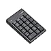 MCSaite Wireless Numeric Keypad & Mouse Combo - Use One Receiver Wireless Number Pad Keyboard and Mouse for Laptop Desktop