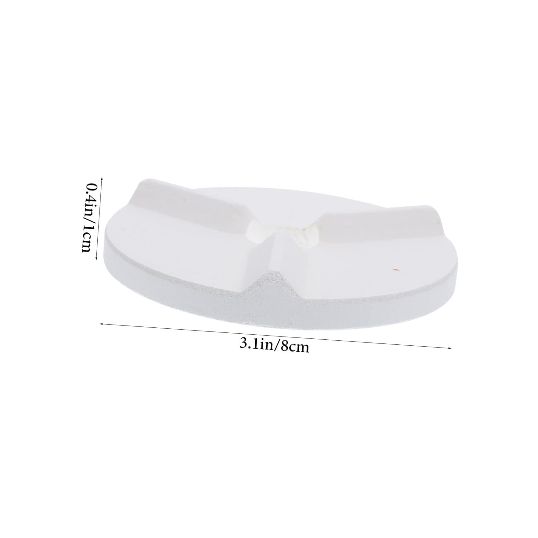 KALLORY Ceramic Pottery Kiln Mat Small Pottery Kiln Firing Accessories Triangle Alumina Cake DIY Tools Kiln Support m