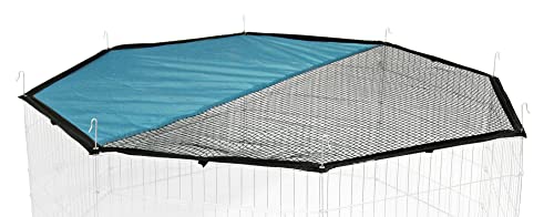 Kerbl Petits Animaux Protection Solaire de Rechange pour Enclos Extérieur Octogonal 57x57 cm