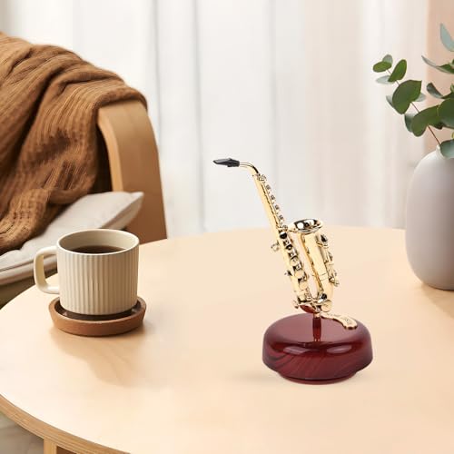 Caja musical de cuerda OFFSCH con mecanismo de reloj para revivir momentos 5