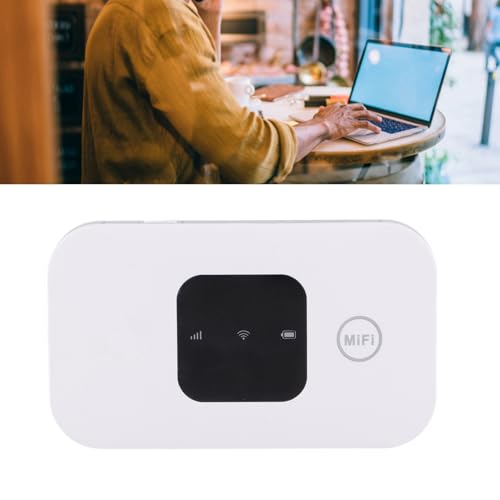 Image of 4G Mobile Portable Router, Mini Portable Hotspot for Travel, High Speed White Portable Hotspot for Phone Notebook Computer Desktop