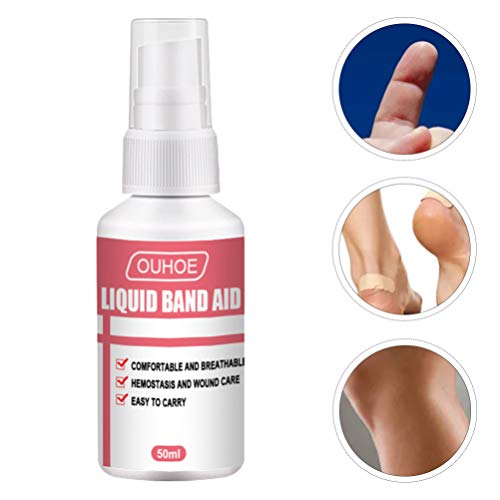 EXCEART Band- Aids Curativo Líquido Invisível 50Ml Líquido Spray Prático Limpar Bandas de Gel Líquid