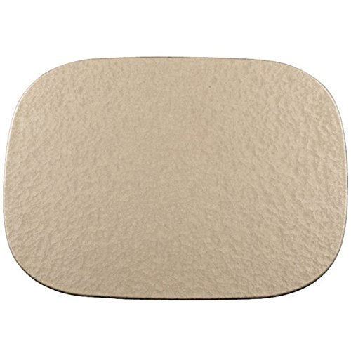 福井クラフト ランチョンマット 5-90-10 祇園小判盆シャンパンG/黒 ベージュ 41x36.6x4cm ABS 5-90-10