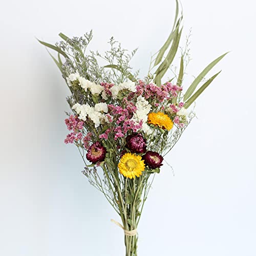 Bouquet natural seco Baoblaze 2X arreglo miniatura 5