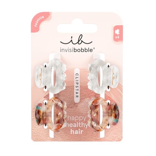 invisibobble CLIPSTAR My Rainboo 2 pc Claw Clip Set- Medium Claw Clips Set- Claw Clips For All Hair Types- Stylish Updo Accessories for Day to Night- Strong Hold All Day Long