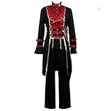 Noblecos Stars Unit Valkyrieibiki Leader Shu Itsuki Cosplay Costume Christmas Party Halloween Cosplay Costume with hat (Female L) Purple