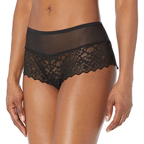 Image of Freya Women's Temptress Short Brief Boy Panties, Black, M