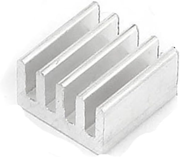 10pcs Aluminum Radiator 14 * 14 * 10mm chip Cooler with 9448A thermally Conductive Double-Sided Tape