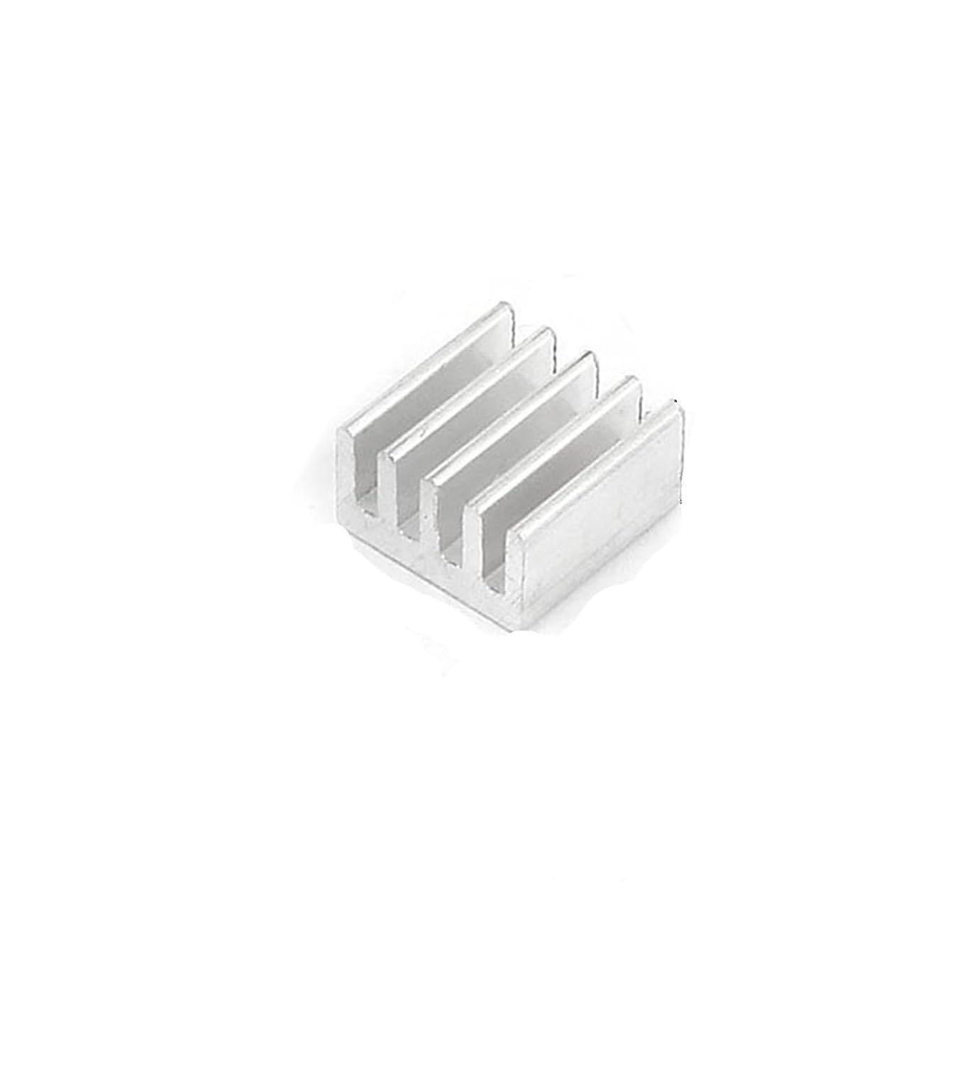 10pcs Aluminum Radiator 14 * 14 * 10mm chip Cooler with 9448A thermally Conductive Double-Sided Tape