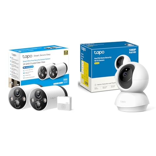Tapo TP-Link C420S2 C&aacute;mara de Seguridad Exterior, Alta Resoluci&oacute;n...