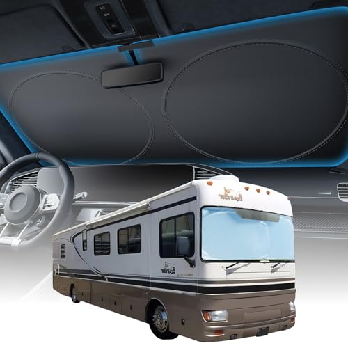 2025 Upgraded Zanch Car Front Windshield Sun Shade - Ultimate UV Protection & Heat Reduction