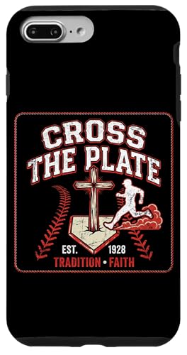Cross The Plate �N���X�`���� �싅 �M�� �C�G�X �X�}�z�P�[�X iPhone 7 Plus/8 Plus �p