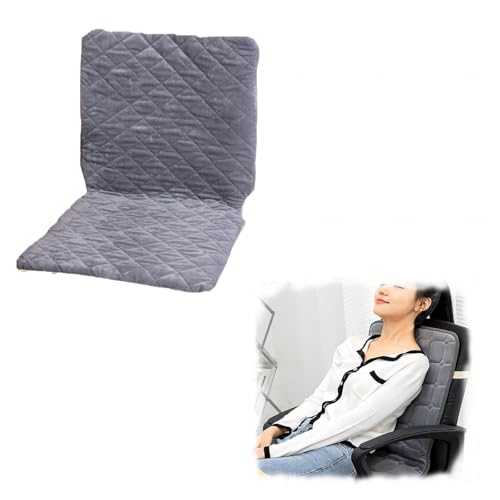 Manta Electrica Lumbar Con Apagado Automático Y 30 Temperaturas Almohadilla de Calefacción. Almohadilla Electrica Lumbar Adecuado Para Cintura, Espalda, Caderas (45 X 88 Cm),Gray