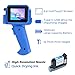 ZHONGMIN Handheld Inkjet Printer with 42ml Quick-Drying Ink Cartridge, 0.5 Inch Nozzle Ink Jet Coding Machine for EXP Date/Batch Number/QR Code/Barcode/Logo/Text (ZM-C12mini) (Blue)