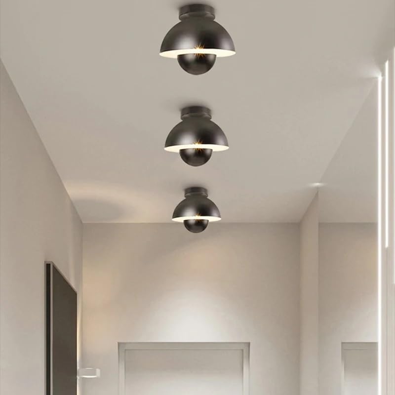 Plafonnier semi-circulaire design pot de fleurs pour sublimer votre balcon et entrée