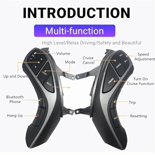 Bouton de volant Hyundai Elantra commande commande musique