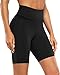KUMAYES Short Leggings Sport Femme Shorty Gainant pour Yoga Pantalon Court Taille Haute Extensible Shorts Décontractés