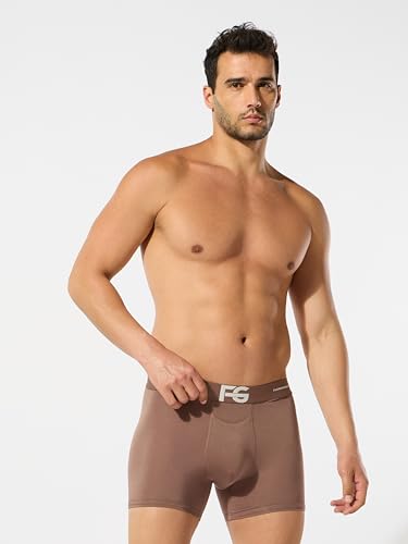 Image of ESSA Men's Ultra-Soft Modal Trunk Underwear | Moisture-Absorption with 4-Way Stretch | Breathable Contour Pouch, Microfiber Waistband with Spandex