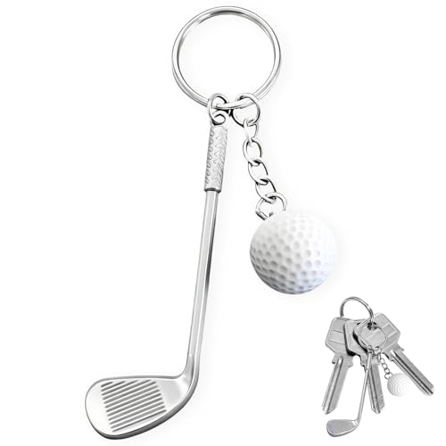 hongliang Golf Keychain With Mini Club And Ball - Funny