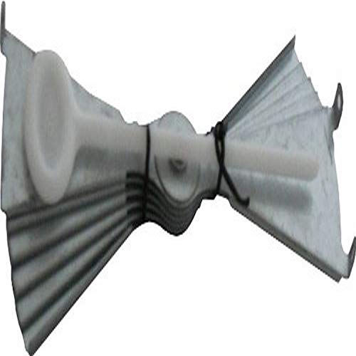 Speedi-Grille AC-BTD 08 8-Inch Round Bow Tie Radial Volume Damper for T-Bar Grilles and Registers