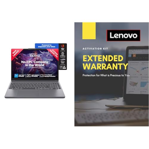 Image of Lenovo IdeaPad Slim 3 13th Gen Core i5-13420H 15.3 inch (38.8cm) WUXGA IPS Laptop (16GB RAM /512GB SSD /Windows 11 /of + Lenovo 2 Year Extended Warranty with Onsite Service (5WS0K75664)
