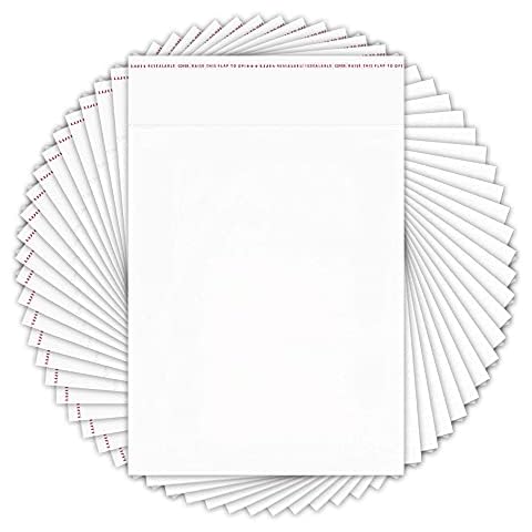 Self Sealing OPP Plastic Bags 8" x 10" Clear Cellophane Bags 200pcs Resealable Plastic Apparel Bags 50µm for Prints Photos Artwork Envelopes A7 A8 A9 A10 Cards Craft Gift(16 Sizes for Choosing) Cover