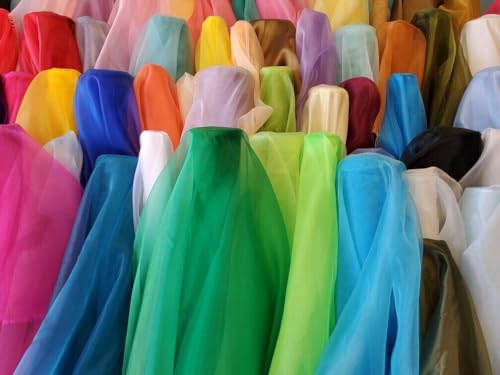 Luxurious Black Organza Fabric - 10 Yard Bolt for Weddings, Events, and Creative Crafts - 44" Wide Sheer Polyester for Stunning Home Decor 4 Luxurious Black Organza Fabric - 10 Yard Bolt for Weddings, Events, and Creative Crafts - 44" Wide Sheer Polyester for Stunning Home Decor - Image 3