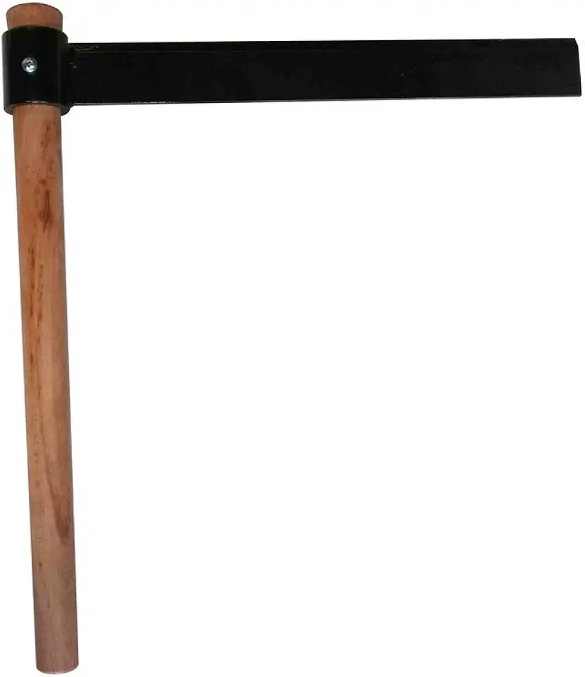 Carmyra Ferramenta Shingle Froe E Machado De Acendimento Para Rachar Lenha, Lâmina Forjada Premium 15 Pol. Com Cabo Madeira 18 Pol.,