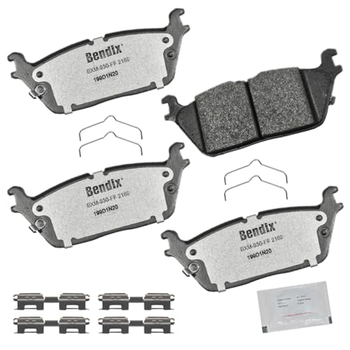 Image of Bendix Fleet Metlok MKD2169FM Semi-Metallic Rear Brake Pads for Jeep Grand Wagoneer 2024-2022, Grand Wagoneer L 2024-2023, Wagoneer 2024-2022, Wagoneer L 2024-2023, Ram 1500 2024-2019