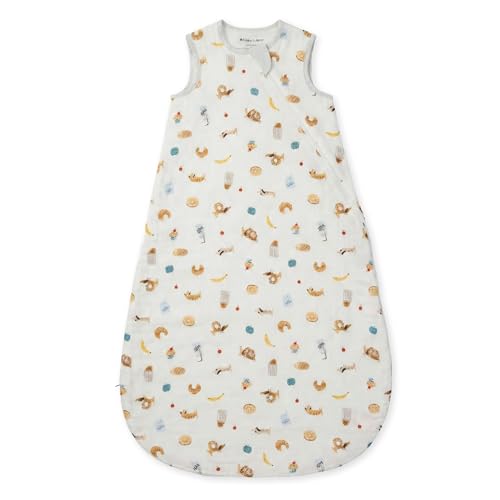 Image of Loulou Lollipop Lightweight Muslin Wearable Baby Blanket Sleeping Bag, Unisex Infant Toddler, 0.5 TOG, 2-Way Zipper Sleepsack