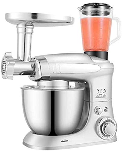Standmixer, 1000W Professional Food Mixer mit 4L Edelstahlschüssel, Teighaken, Beater, Schneebesen, multifunktionale Standmixer Citrus Juicer,