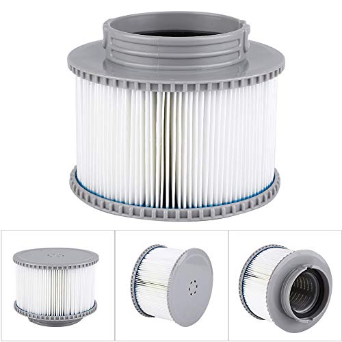 Emoshayoga Filtro de piscina SPA, cartucho de filtro de piscina profissional prático e durável para