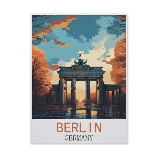 1000 Piece Jigsaw Puzzle，Berlin Germany，Adults Children Wood Toy Educational Game（75x50cm）-FK6