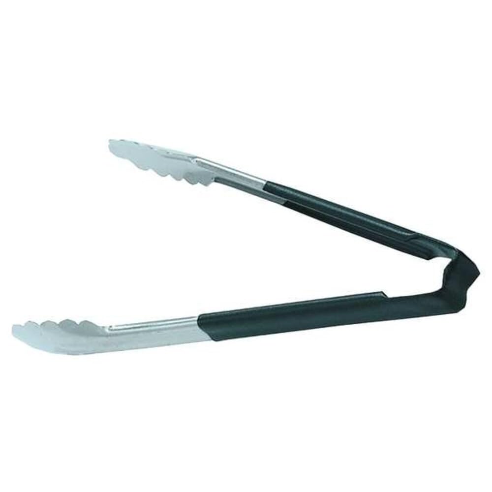 Vollrath Pince de service manche antidérapant noir Vollrath 241mm, Acier inoxydable. Longueur : 241 mm. Poignée noire pour usage général, DC243